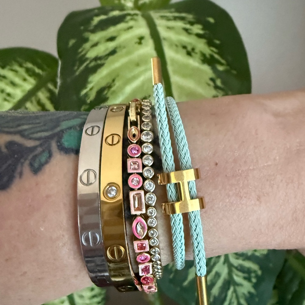 Black Friday Deal!!! Light Blue H Logo Rope Bracelet